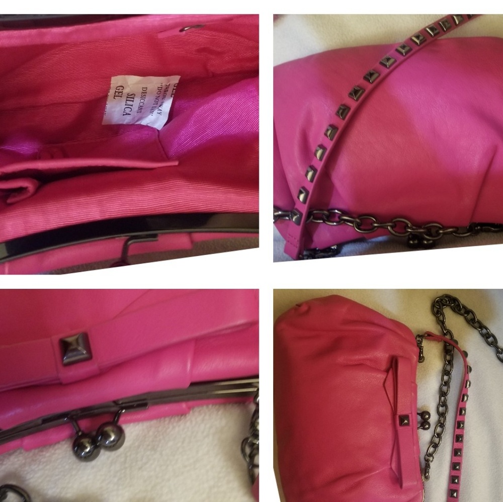 New Guess hot pink purse